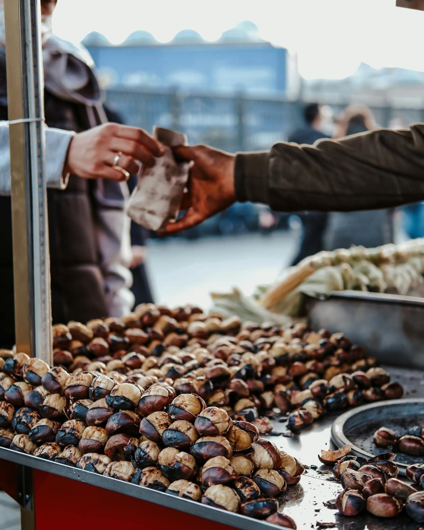 Portugal smells different in November. 🍁
The streets fill with smoke from roasted chestnuts, and every corner feels lik